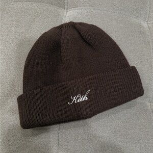 Kith Dark Brown Knit Beanie